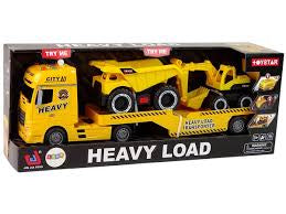 Heavy Load Truck Transport Toy Set | Construction Vehicle Playset