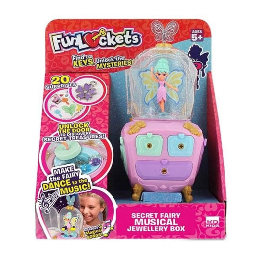 FunLockets Secret Fairy Musical Jewellery Box – 20 Surprises (Ages 5+)